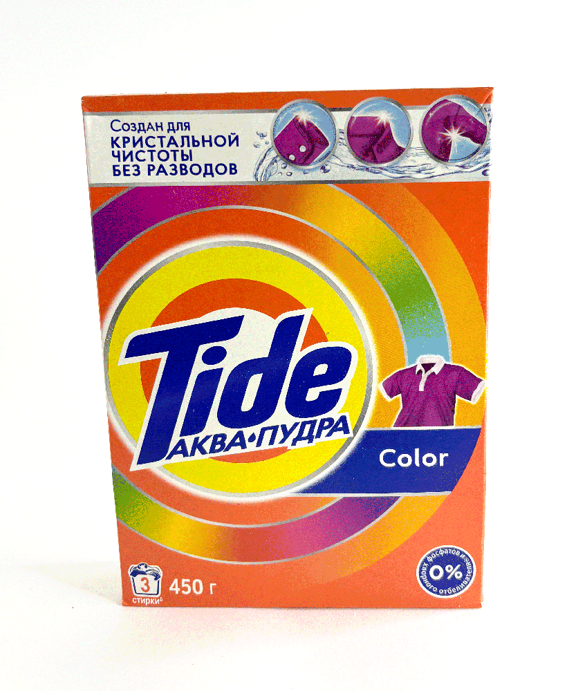 Tide - ტაიდი, სარეცხი ფხვნილი, 400 გ. ფერადი