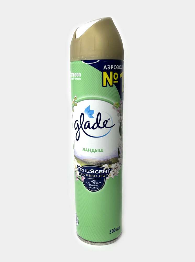 Glade - გლეიდი, ჰაერის გამწმენდი აეროზოლი, შროშანი, 300 მგ.