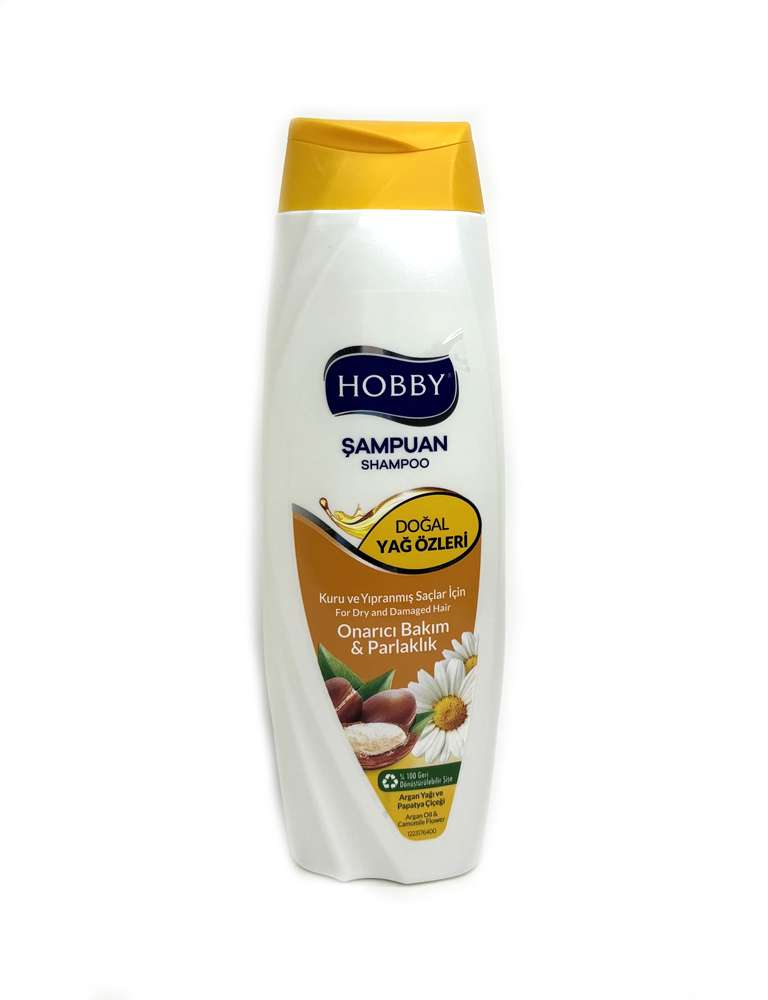 Hobbi - ჰობი, შამპუნი, ნუში და გვირილა, 600 მლ.