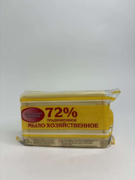 სარეცხი საპონი - ტრადიციული, შეფუთული, 72%, 150გ.