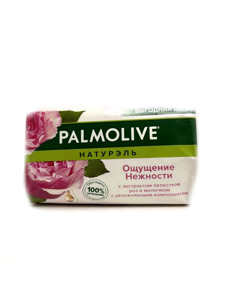 Palmolive - პალმოლივი, საპონი, რძე და ვარდი, 90გ.