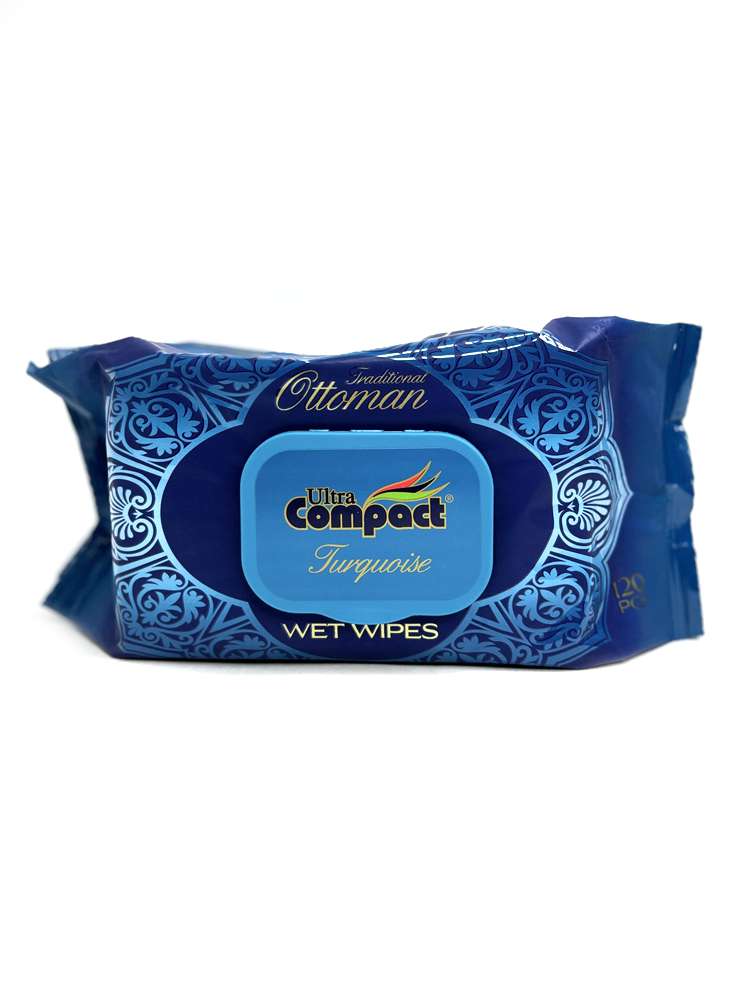 Compact - კომპაქტი, სველი ხელსახოცი, ულტრა, ოტომანი ნეონ, 100 ცალი