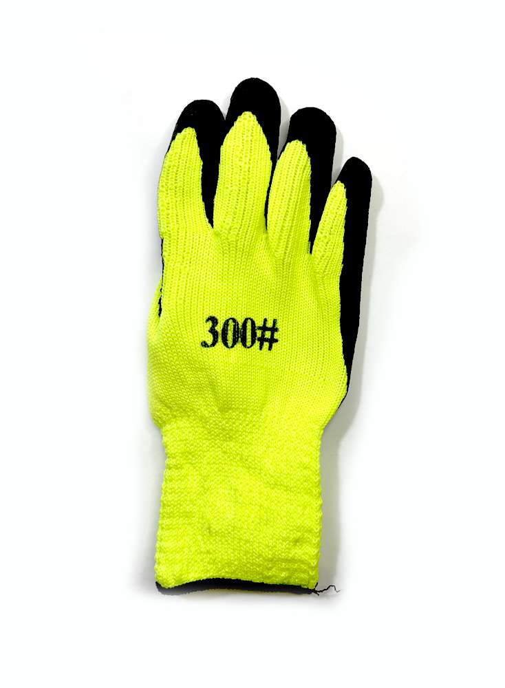 მუშის ხელთათმანი, მწვანე შავში