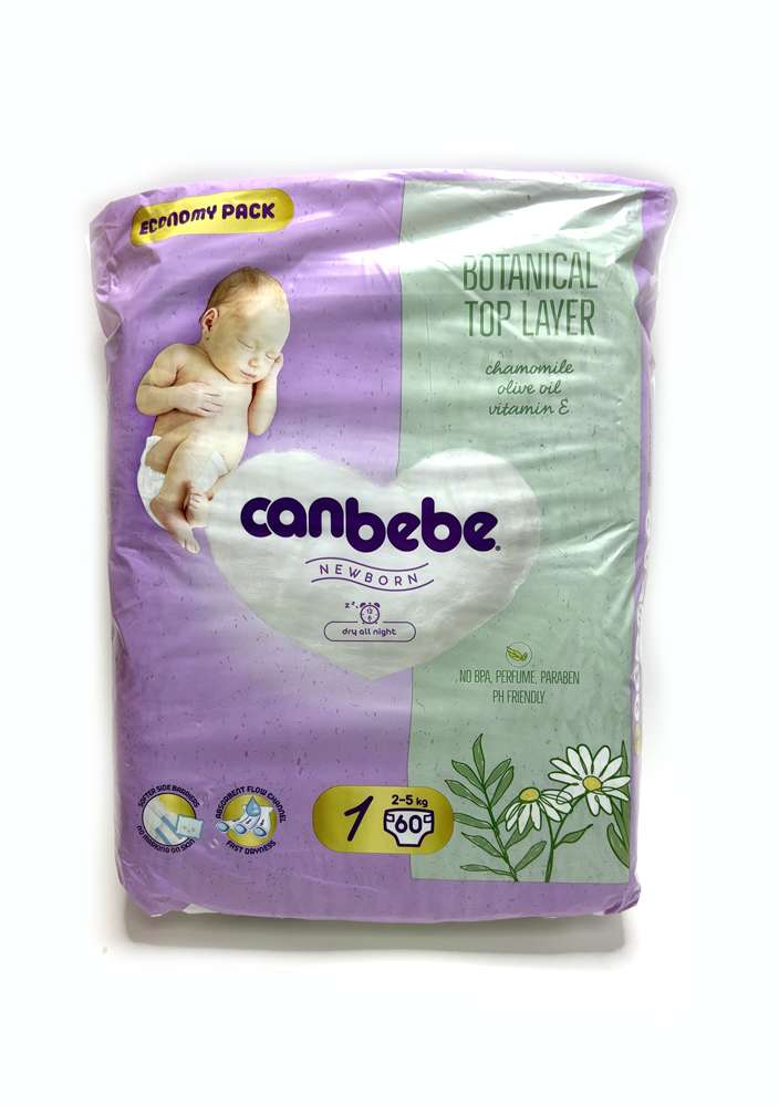 Canbebe - ქანბებე, ბავშვის საფენი, 1 ზომა