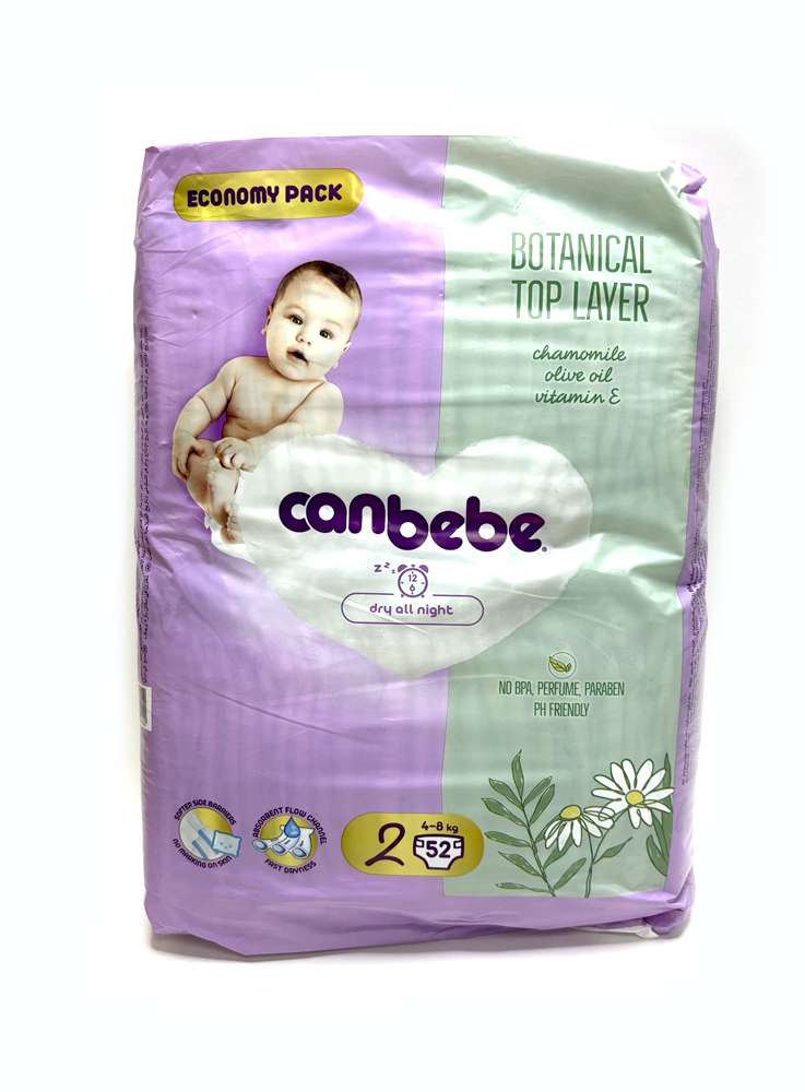 Canbebe - ქანბებე, ბავშვის საფენი, 2 ზომა