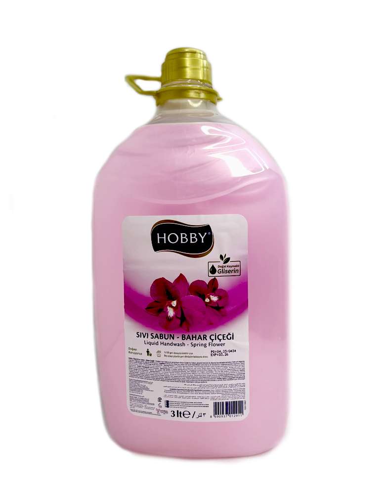 Hobby - ჰობი, თხევადი საპონი, გაზაფხულის ყვავილი, 3 ლ