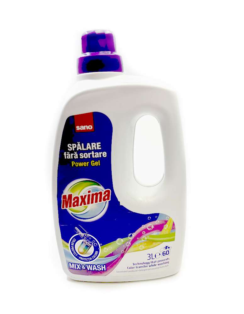 Maxima – მაქსიმა, ფერადი ქსოვილის სარეცხი სითხე, 3 ლ.