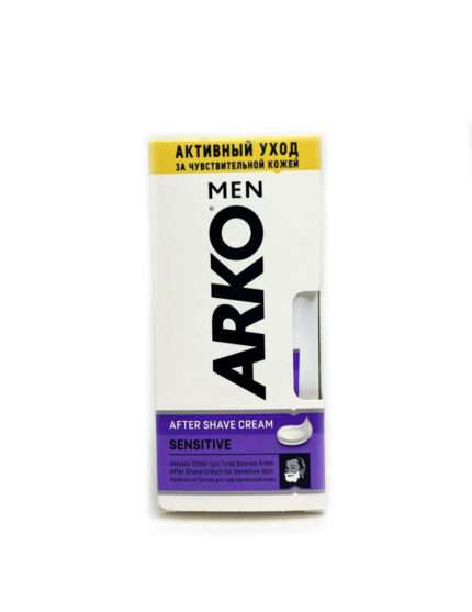 ARKO - არკო, გაპარსვის შემდგომი კრემი, მგრძნობიარე კანისთვის, 50 მლ