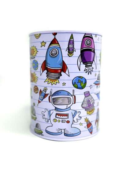 ყულაბა მეტალის - რაკეტები და კოსმონავტი