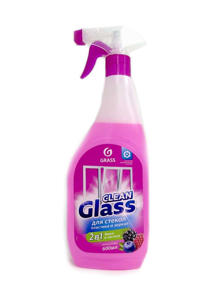 Grass - გრასს, მინის საწმენდი სითხე, ორი ერთში, კენკროვანი ხილის, 600 მლ