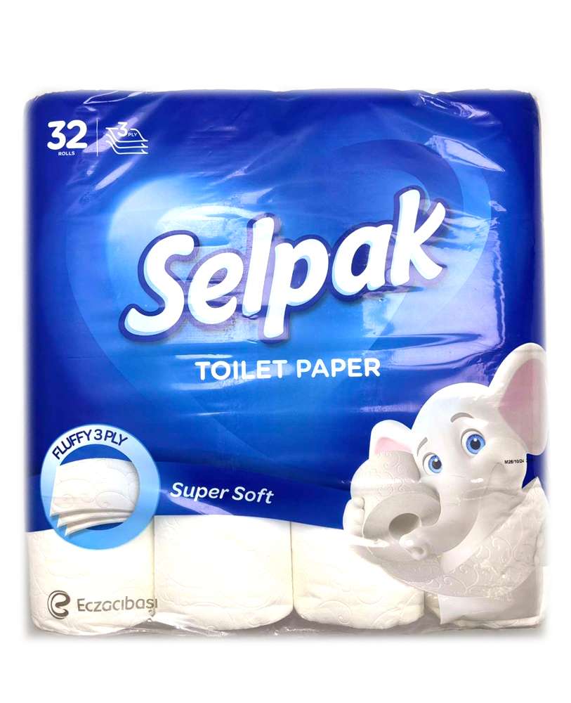 Selpak - სელპაკი, ტუალეტის ქაღალდი, 32 ცალი