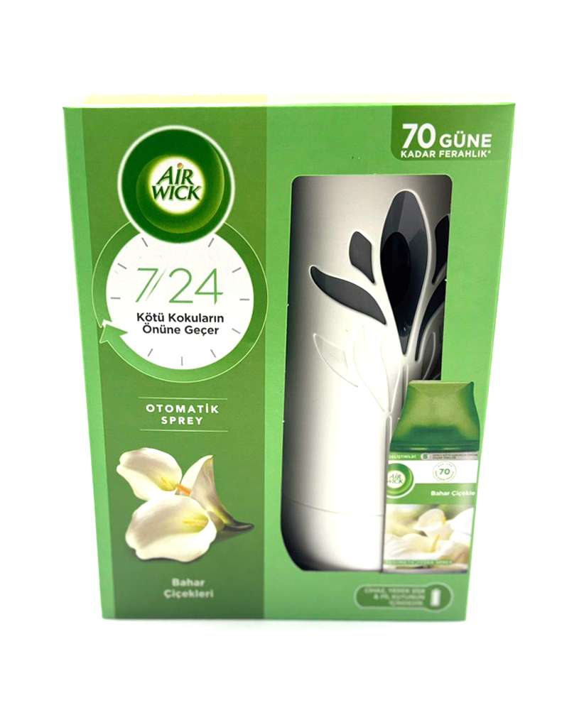 Air Wick – აირ ვიკ, ჰაერის ავტომატური გამწმენდი აეროზოლი, გაზაფხულის ყვავილი