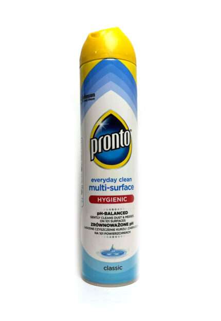 Pronto - პრონტო, სხვადასხვა ზედაპირისთვის: მინის, ხის, მეტალის, 250 მლ