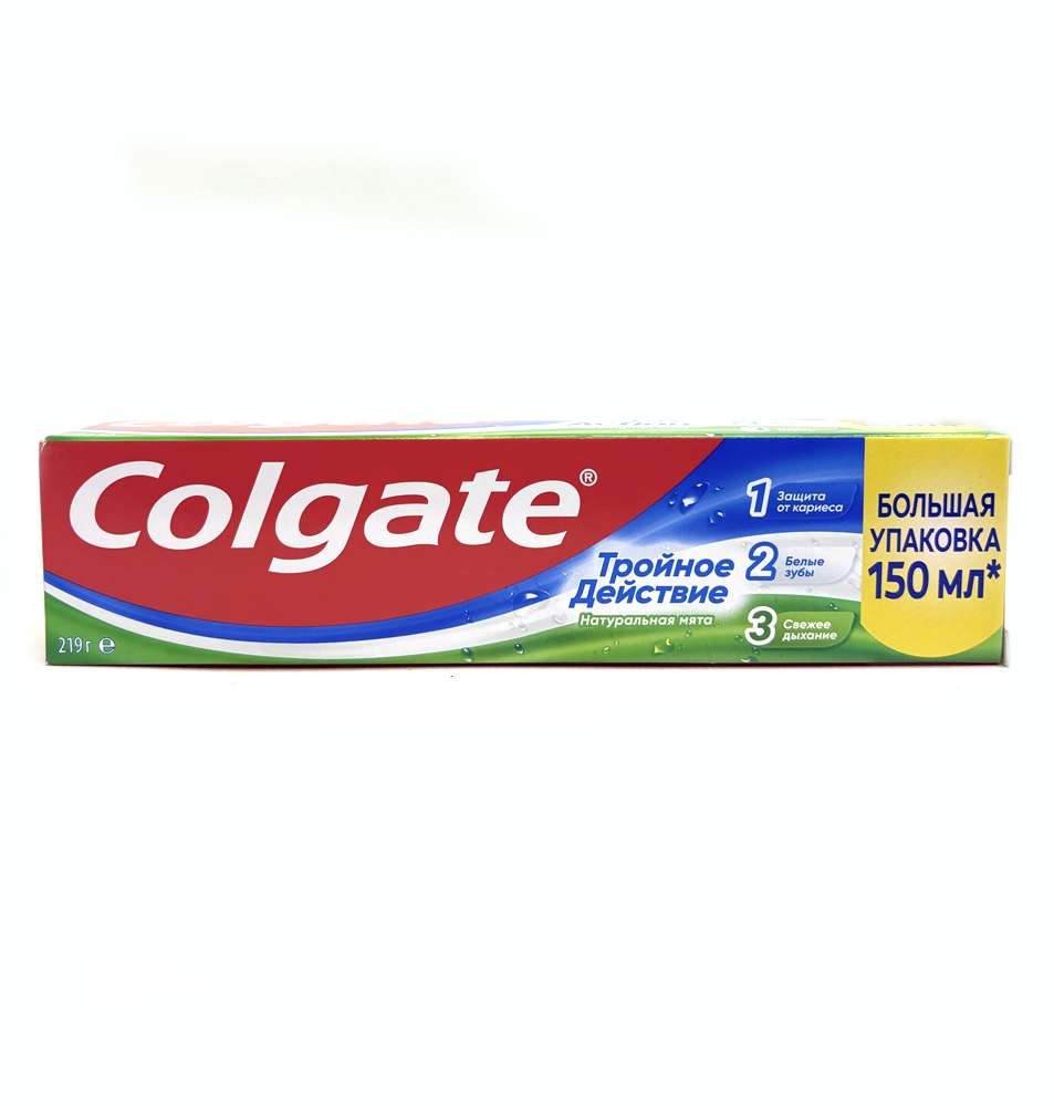 Colgate - ქოლგეითი, კბილის პასტა, ექსტრა ზომა, სამმაგი მოქმედება