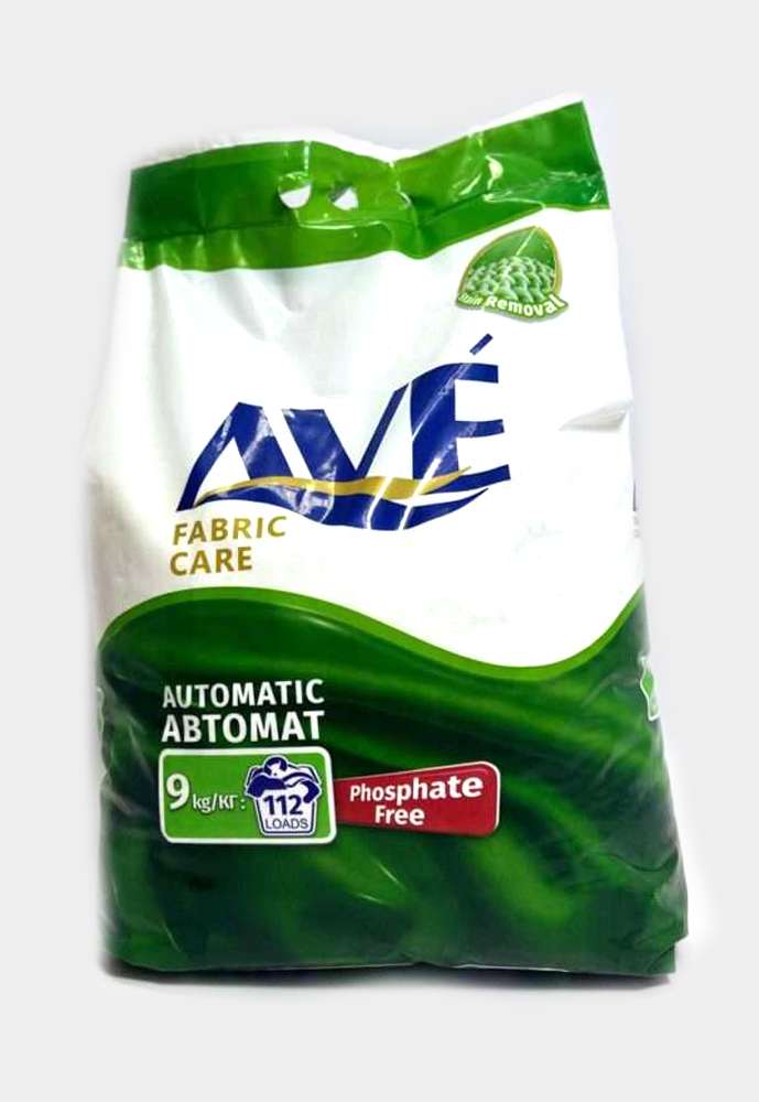 AVE – ავე, სარეცხი ფხვნილი, Fabric Care ავტომატი უნივერსალი 9კგ