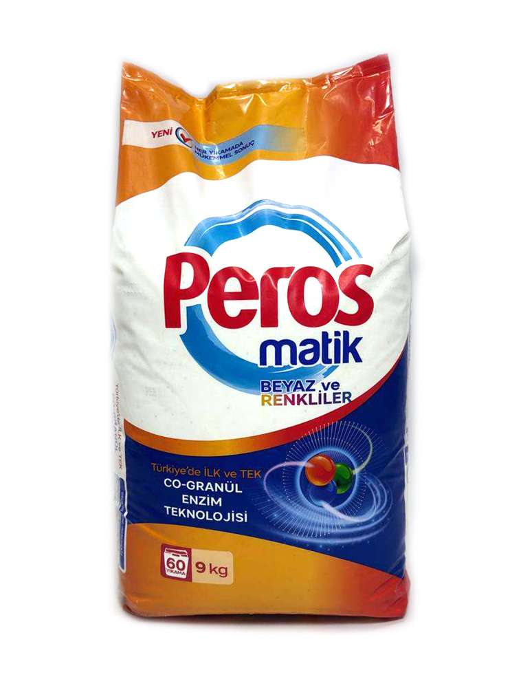 Peros – პეროს, სარეცხი ფხვნილი, ავტომატი უნივერსალი 9კგ