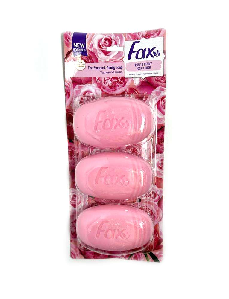 Fax - ფაქს, საპონი, ვარდის, 3ც