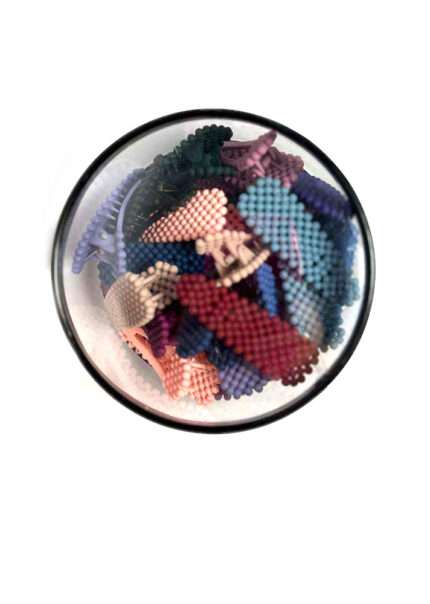 თმის სამაგრი, ფერადები, გრძელები, 24ც