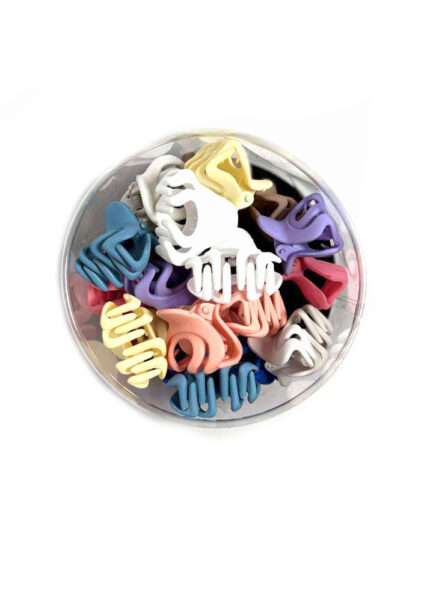 თმის სამაგრი, ფერადები, 24ც