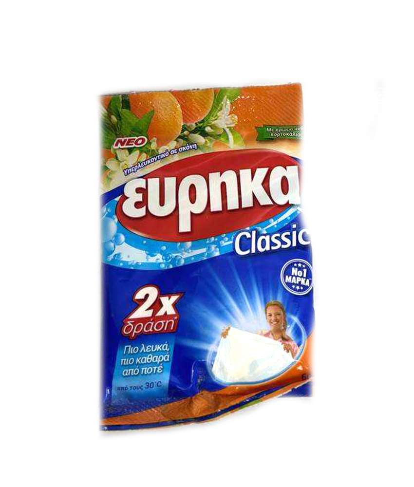 EUREKA - ეურეკა, მათეთრებელი ფხვნილი, ფორთოხლის, 60 გრ