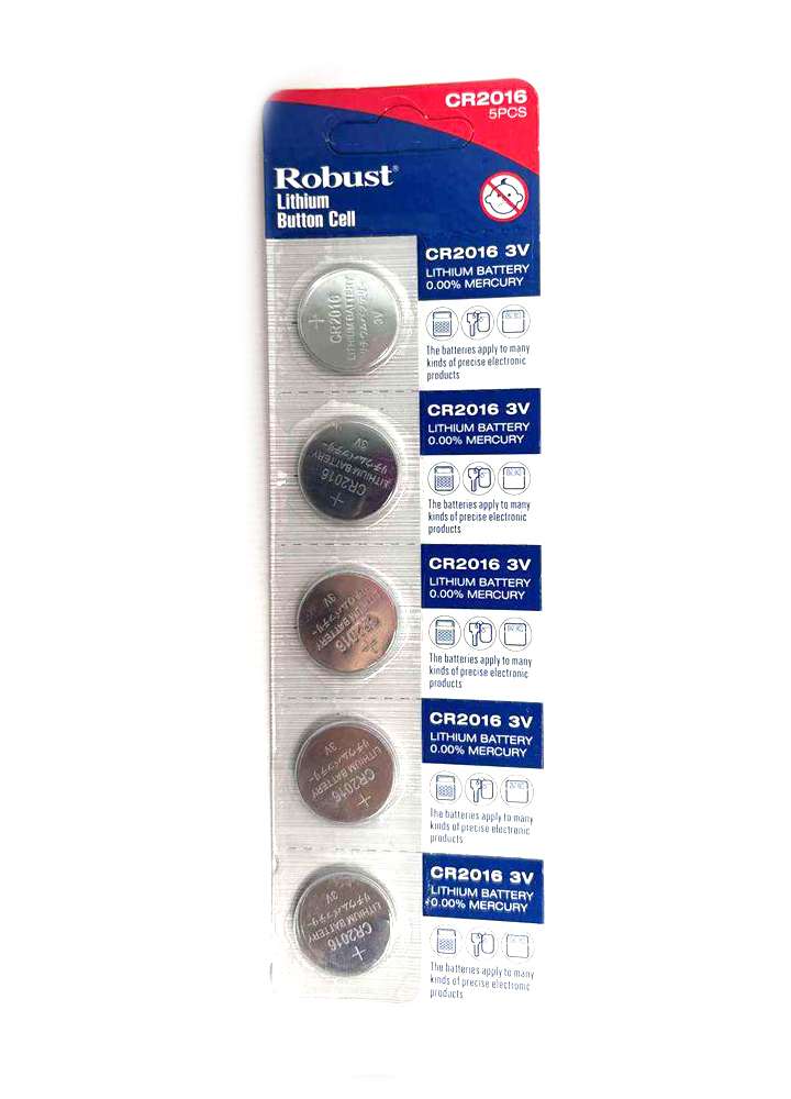 Robust – რობუსტ, ელემენტი, ბრტყელი, CR2032 3V 1ც