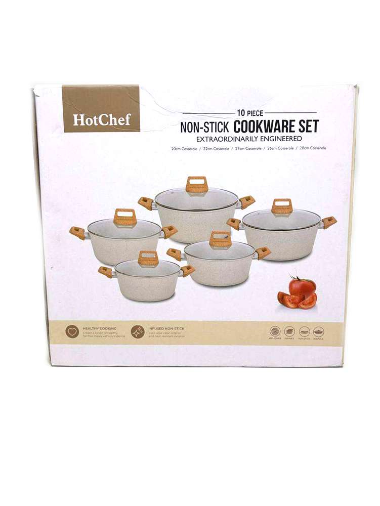 Hotchef – სამზარეულოს ნაკრები, 5 ქვაბი თავსახურით