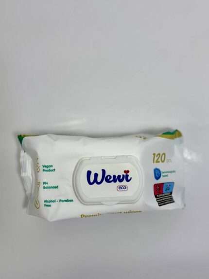 Wewi - ვევი, სველი ხელსახოცი, 120ც.