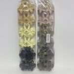 თმის სამაგრი, ყვავილის ფორმით, 12ც.