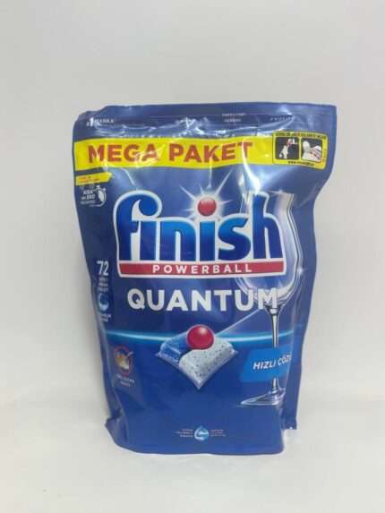Finish Quantum – ჭურჭლის სარეცხი ტაბლეტი, 72ც.