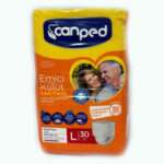 Canped – ქენპედი, მოზრდილთა ტრუსი, L, 100–150 სმ, 30 ც