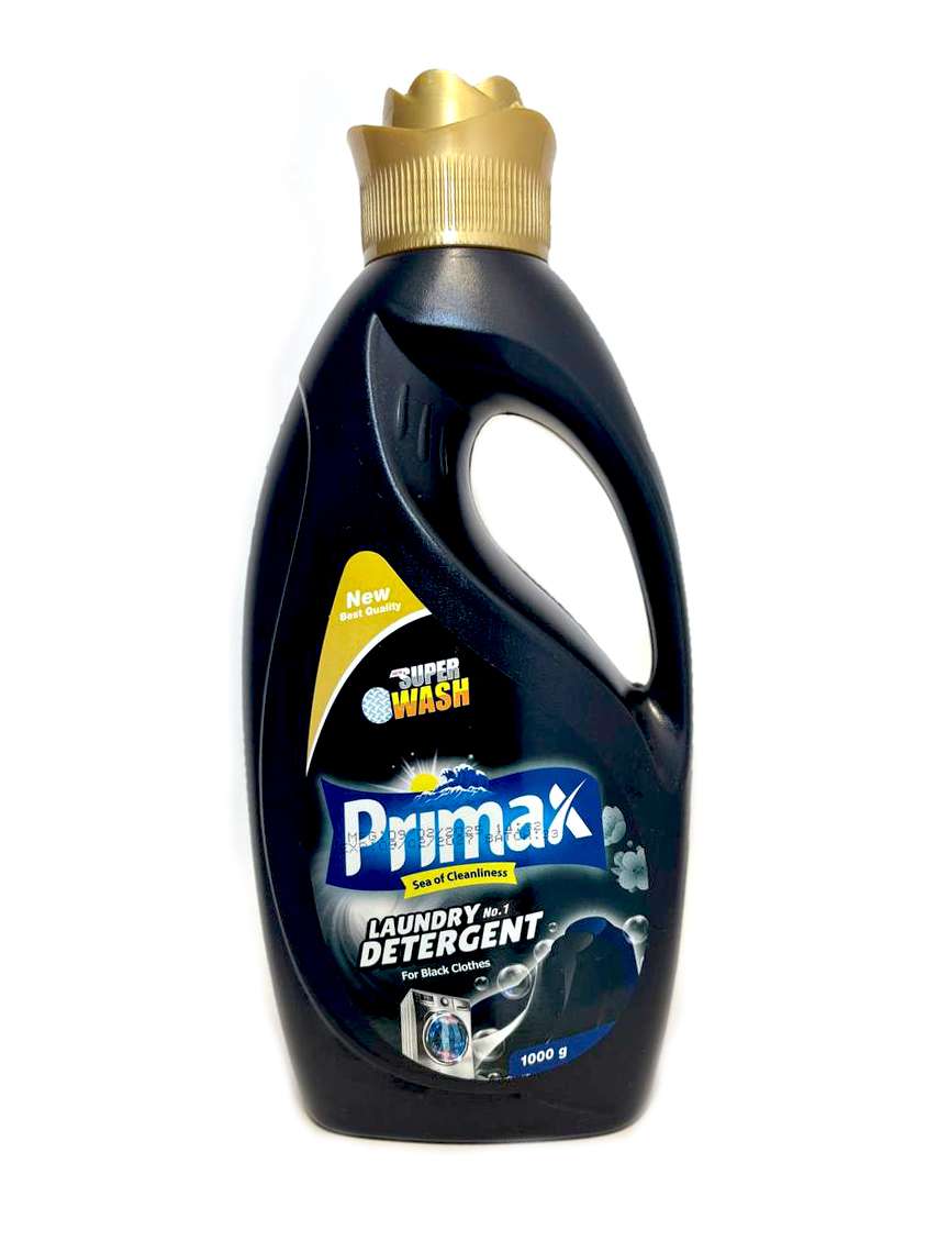 სარეცხი სითხე ავტ. "Primax" პრიმაქსი  12ც*1000გრ შავი ტანსაცმლისთვის