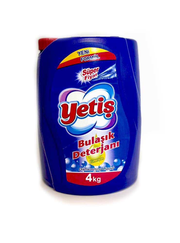 yetish იეტიშ ჭურჭლის ჟელე 4 კგ ლიმონი