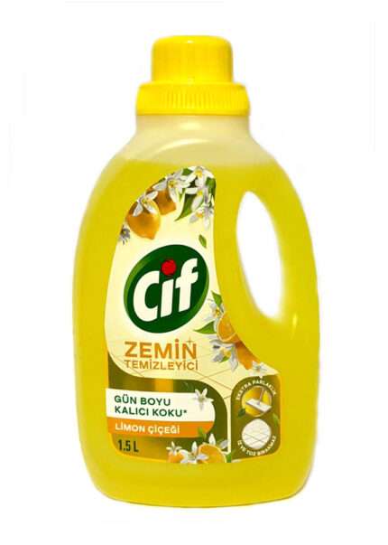 Cif Zemin Limon - იატაკის საწმენდი საშუალება ლიმონის ყვავილის არომატით