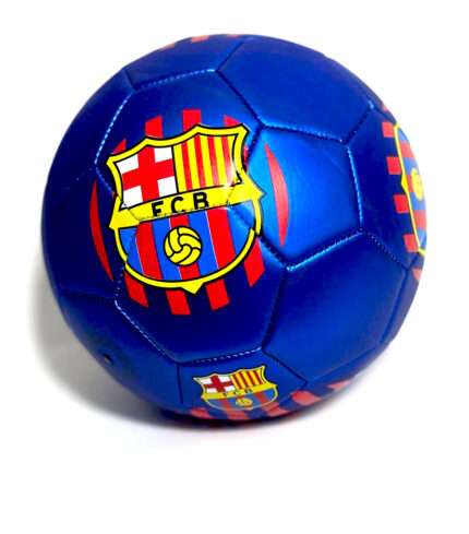 ფეხბურთის ბურთი "FC Barcelona" (ლურჯი/მეტალიკი)