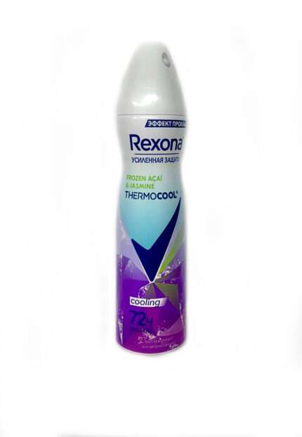 Rexona ქალის ანტიპერსპირანტი სპრეი „ThermoCool / გაყინული ასაი და იასამანი“, 72 სთ