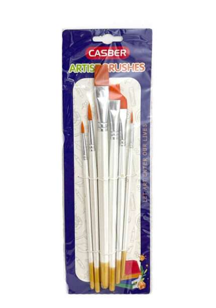 სამხატვრო ფუნჯების 6-ცალიანი ნაკრები CASBER Artist Brushes