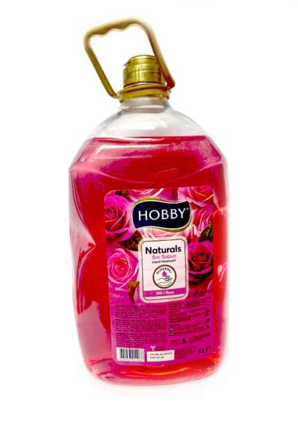Hobby Naturals თხევადი საპონი (ვარდი / 3L)